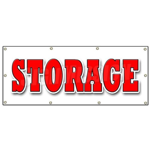 STORAGE BANNER SIGN long short term climate controlled secure indoor